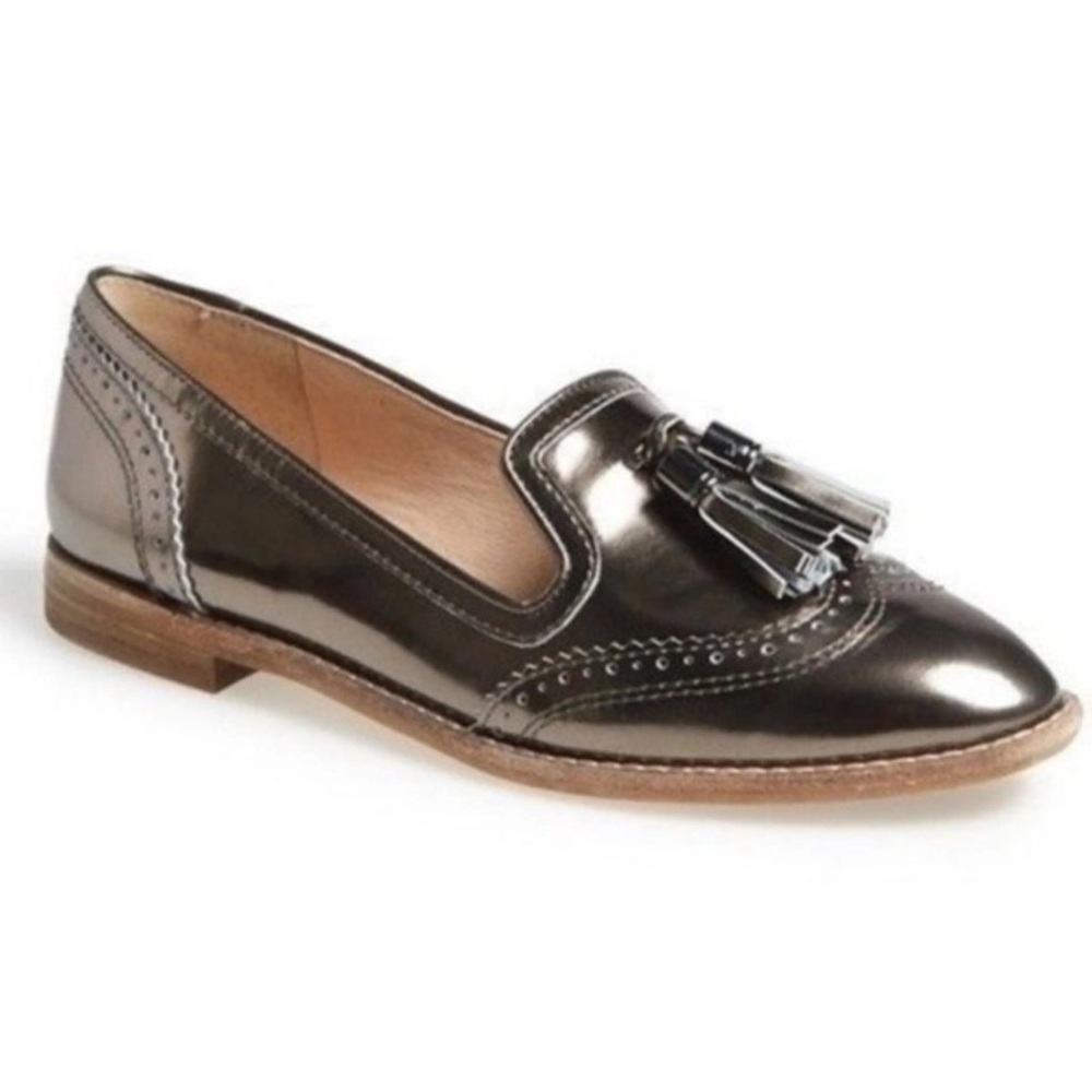 LOUISE ET CIE METALLIC LOAFER